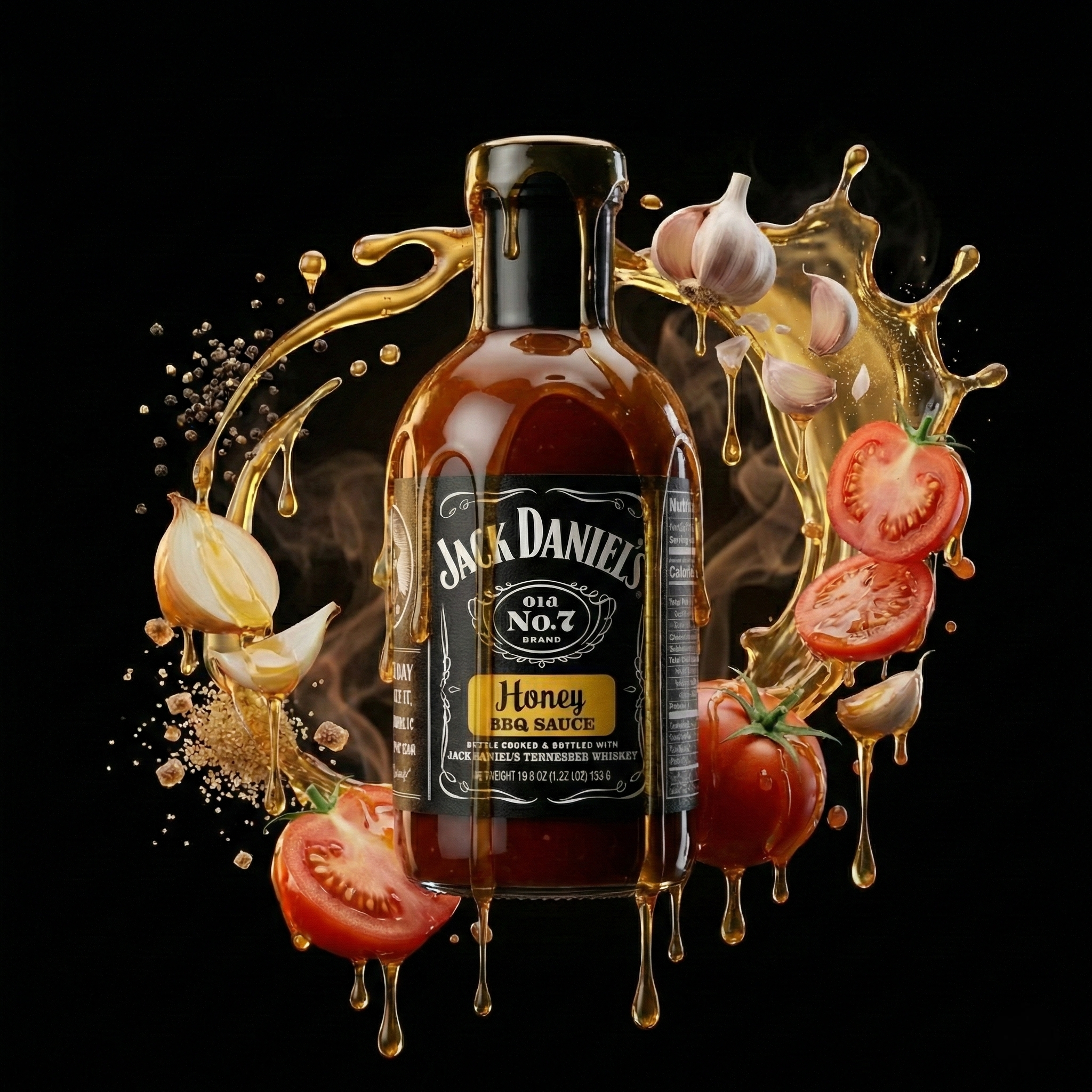 ჯეკ დენიელს ბარბექიუს სოუსი თაფლით