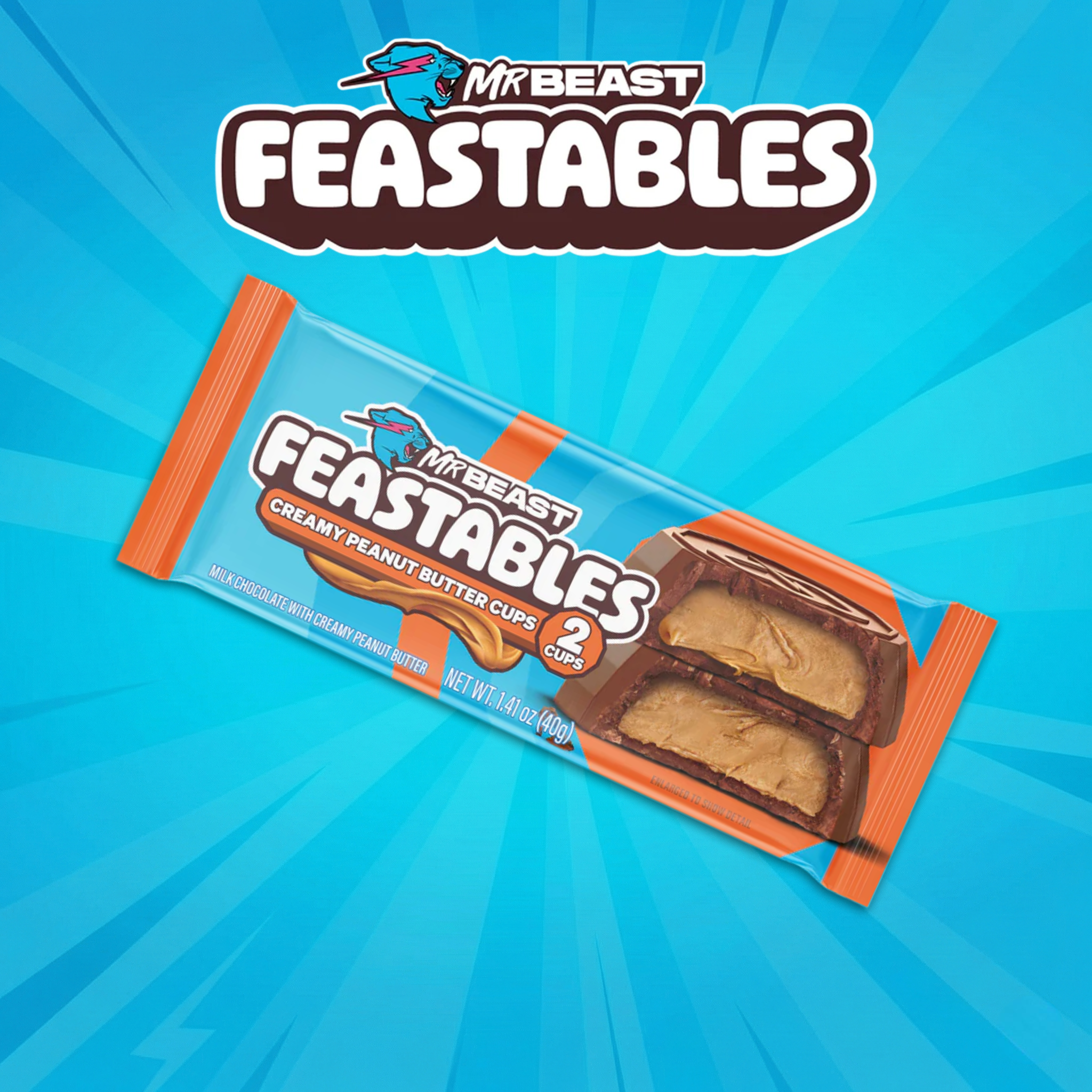 მრ. ბისტი შოკოლადი არაქისის კარაქის შიგთავსით